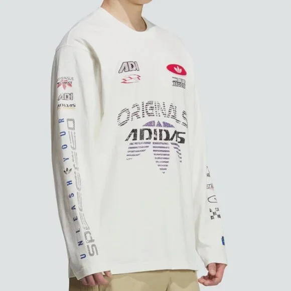 Adidas Originals Mens SS25 Moto Long Sleeve Tee